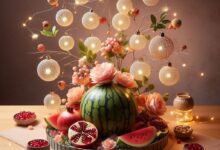 10 ایده برای تزئین میز شب یلدا