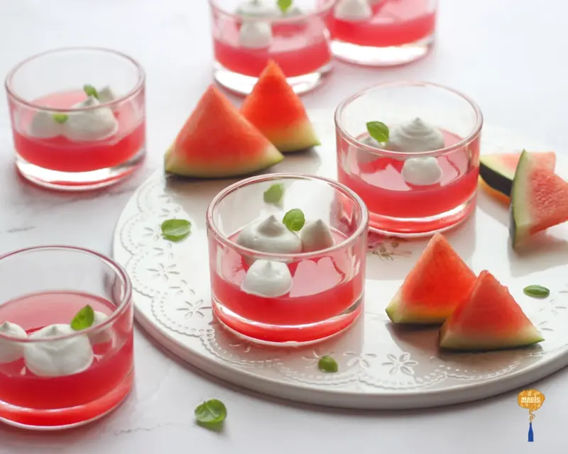 دسر ژله هندوانه‌ای