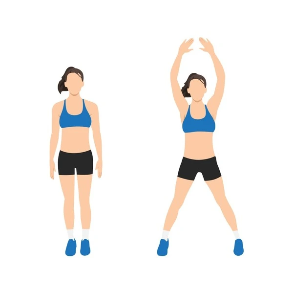پرش پروانه‌ای (Jumping Jacks)